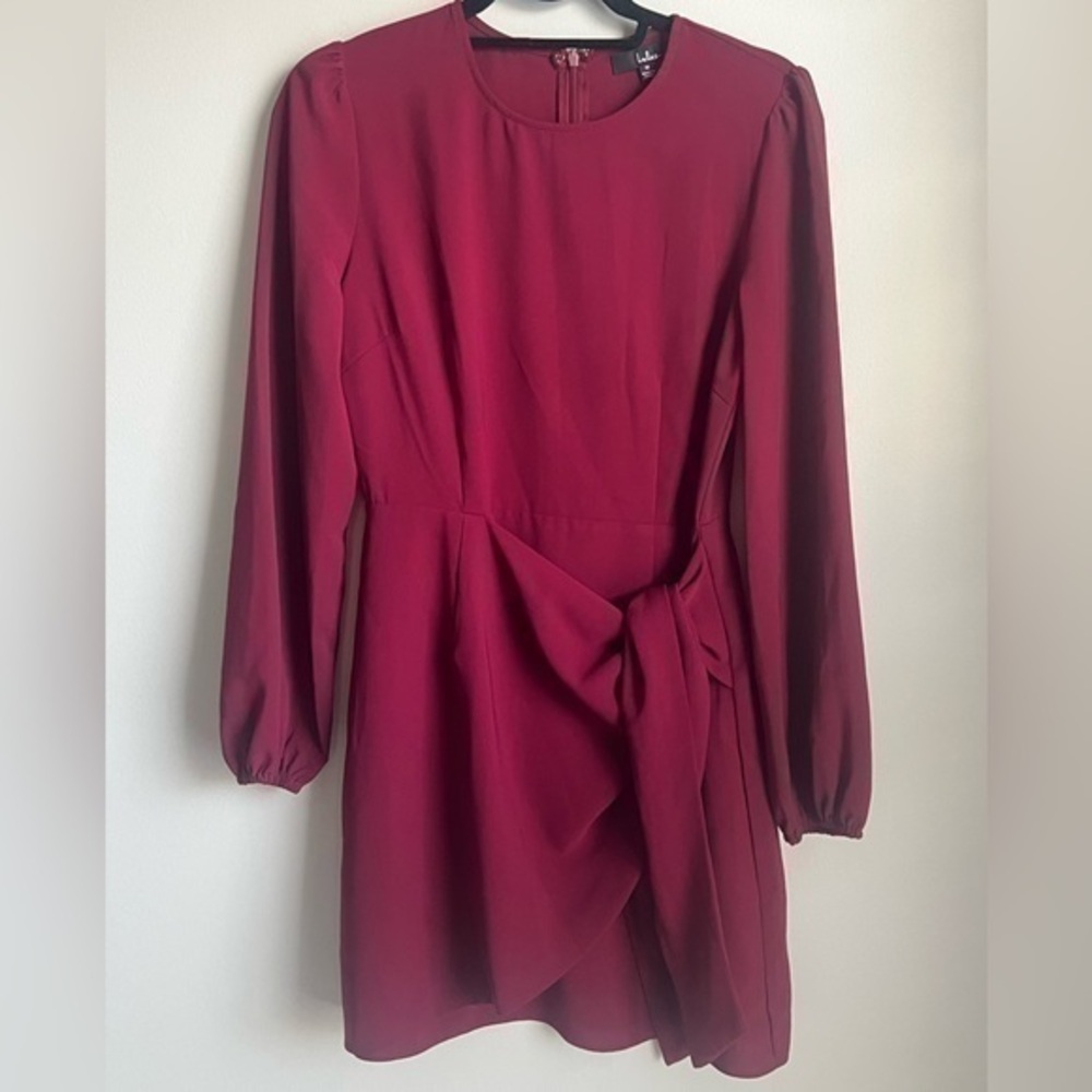 Lulus‎ Believe it or Not Wrap Dress - Picture 4 of 11